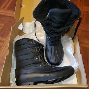 Black Winter Boots. Sherpa lined.